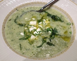 The most delicious cucumber soup ever!