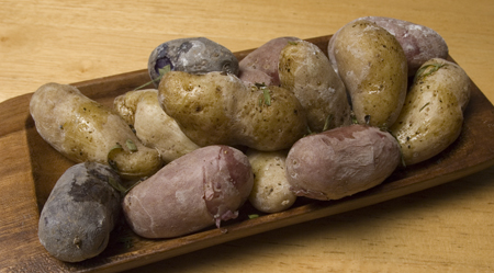 Tri-Color Salt Potatoes